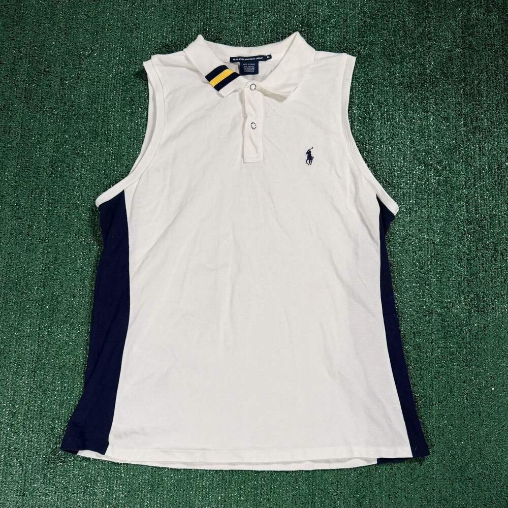 Polo Ralph Lauren Sleeveless Golf Polo Shirt Womens Size XL